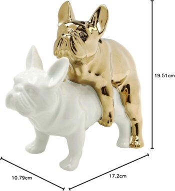 Love Dogs oro porcellana