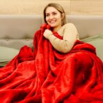 Coperta in Fannel   Fleece  300 GSM  150 X 200 Morbida Elegante